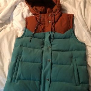 Patagonia Bivy Hooded Down Vest - Women's size Medium